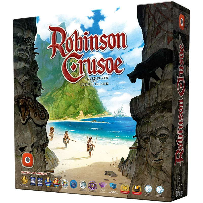 Robinson Crusoé Aventuras na Ilha Amaldiçoada Ed. Jogo da Ano Jogo