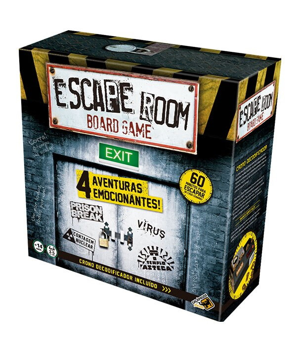 Lúdica - Escape Room: Board Game traz para as mesas a emoção dos jogos de  escape. O jogo vem com um decodificador digital que faz a contagem  regressiva e emite música de