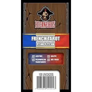 Sleeve Bucaneiros Tarot Francês (61x112mm)