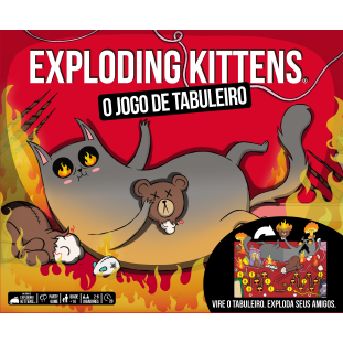 Arte do Jogo Exploding Kittens O jogo de Tabuleiro 