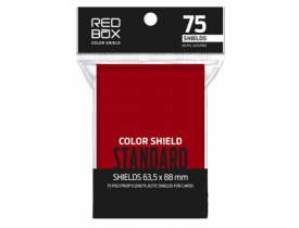 Sleeves RedBox: Shield Red: STANDARD 63,5x88mm
