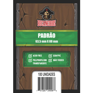 Sleeve Padrão Bucaneiros (63,5 x 88 mm)