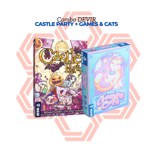 Combo Castle Party + Games & Cats