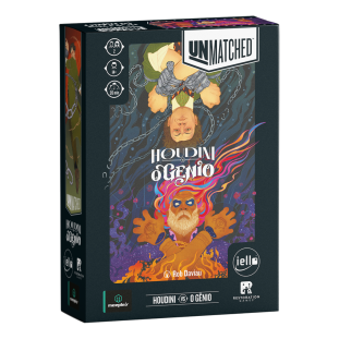 Caixa do Jogo Unmatched: Houdini Vs. O Gênio