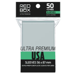 Sleeves RedBox: Ultra Premium: USA 56x87mm