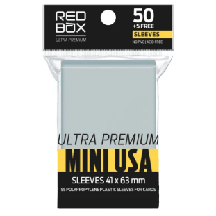 Sleeves RedBox: Ultra Premium: MINI-USA 41x63mm
