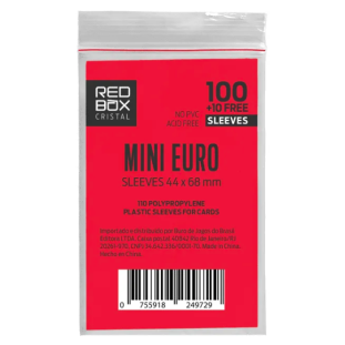 Sleeves RedBox: Cristal: MINI-EURO 44x68mm