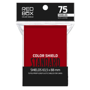 Sleeves RedBox: Shield Red: STANDARD 63,5x88mm