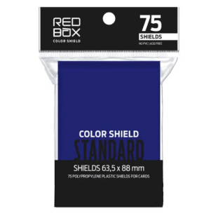 Sleeves RedBox: Shield Blue: STANDARD 63,5x88mm