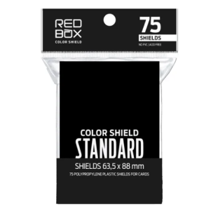 Sleeves RedBox: Shield Black: STANDARD 63,5x88mm