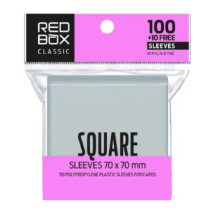 Sleeves RedBox - Classic: SQUARE 70x70MM