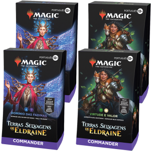 Magic - Decks de Commander de Terras Selvagens de Eldraine - PORTUGUÊS