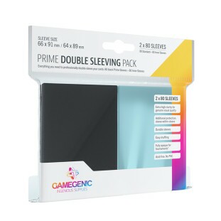 Gamegenic: Prime Double Sleeving Pack (Transparente)