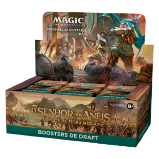 Magic - O Senhor dos Anéis: Contos da Terra Média - Expositor de Booster de Draft - PORTUGUÊS