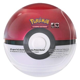 Pokémon Porta Cards Poké Bola Lata Vermelha