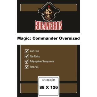 Sleeve Bucaneiros Black Stories / Magic Commander (88x126mm)