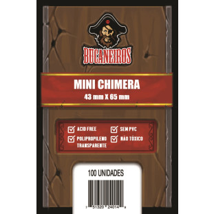 Sleeve Bucaneiros Mini Chimera (43x65mm)