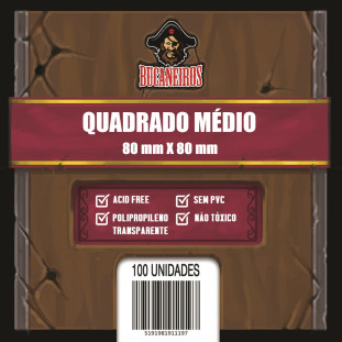 Sleeve Bucaneiros Quadrado Médio (80x80mm)