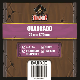 Sleeve Bucaneiros Quadrado (70x70mm)