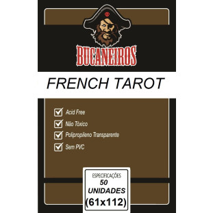 Sleeve Bucaneiros Tarot Francês (61x112mm)