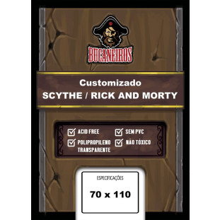 Sleeve Bucaneiros Silver - Scythe / Rick & Morty (70x110mm)