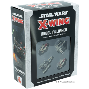 Star Wars X-Wing 2.0: Rebel Alliance Squadron Starter Pack - Inglês