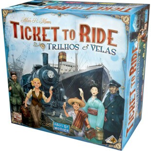Ticket to Ride Trilhos e Velas - Jogo Base