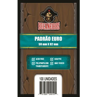 Sleeve Bucaneiros Euro (59x92mm)