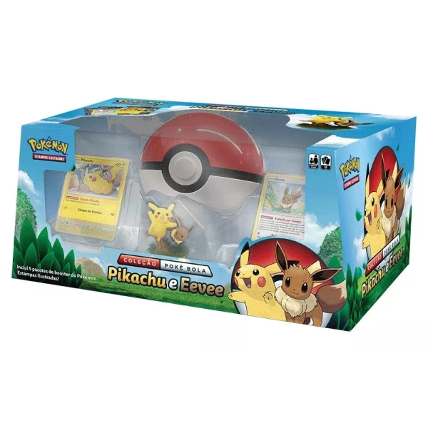 Pokémon Coleção Poké Bola Pikachu e Eevee