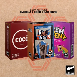 Combo Cocô + Em Cena + Bad Signs