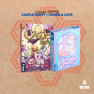 Combo Castle Party + Games & Cats