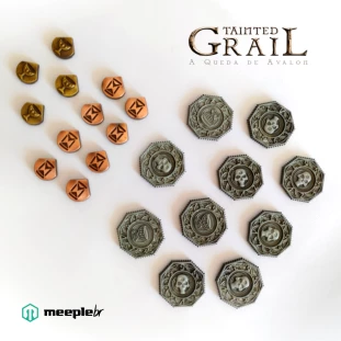 Tainted Grail: A Queda de Avalon - Discos e Marcadores de Metal