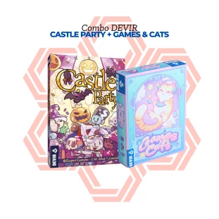 Combo Castle Party + Games & Cats