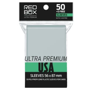 Sleeves RedBox: Ultra Premium: USA 56x87mm