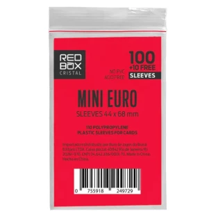 Sleeves RedBox: Cristal: MINI-EURO 44x68mm