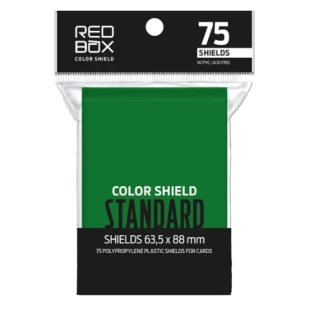 Sleeves RedBox: Shield Green: STANDARD 63,5x88mm