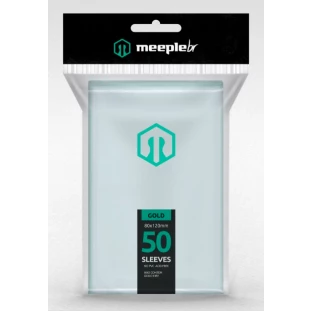 Sleeve Premium Meeplebr – GOLD (80 x 120 mm)
