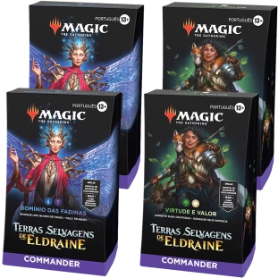 Magic - Decks de Commander de Terras Selvagens de Eldraine - PORTUGUÊS