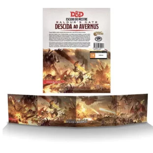 Dungeons & Dragons - Descida ao Avernus Screen - Escudo do Mestre