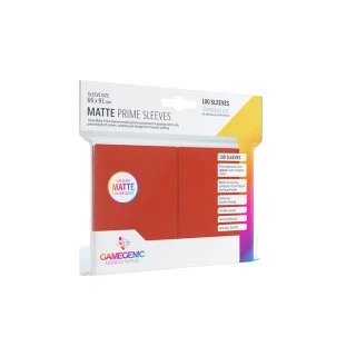 Gamegenic: Matte Sleeves Vermelho 