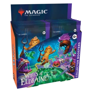 Magic - Expositor de Boosters de Colecionador de Terras Selvagens de Eldraine - INGLÊS