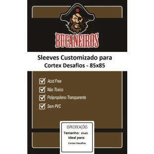 Sleeve Bucaneiros Quadrado Córtex (85x85mm)