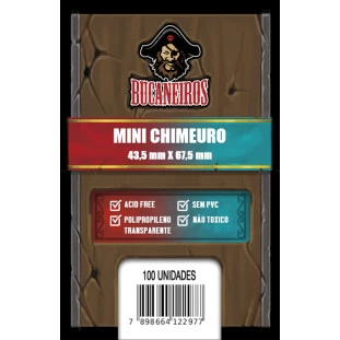 Sleeve Bucaneiros Mini Chimeuro - Five Tribes e Catan (43,5x67,5mm)