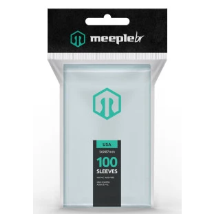 Sleeve MeepleBR Padrão USA (56x87mm)
