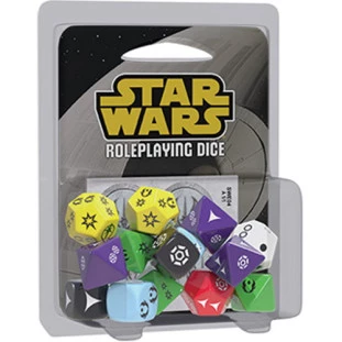 Star Wars RPG Fronteiras do Império Kit de Dados