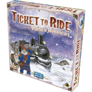 Ticket to Ride Países Nórdicos - Jogo Base