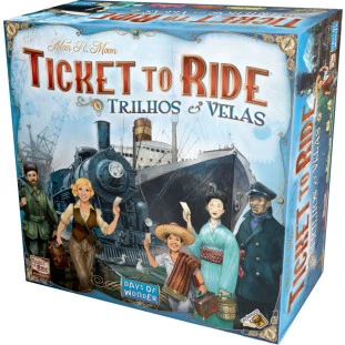 Ticket to Ride Trilhos e Velas - Jogo Base