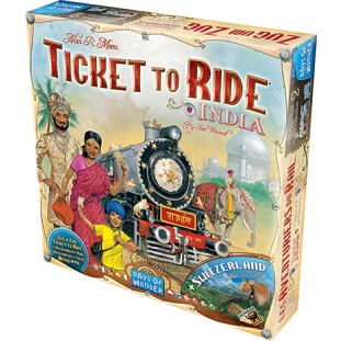 Ticket to Ride Índia e Suíça - Expansão