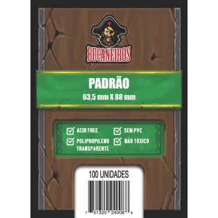 Sleeve Padrão Bucaneiros (63,5 x 88 mm)
