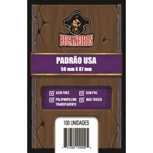 Sleeve Bucaneiros Padrão USA (56x87mm)